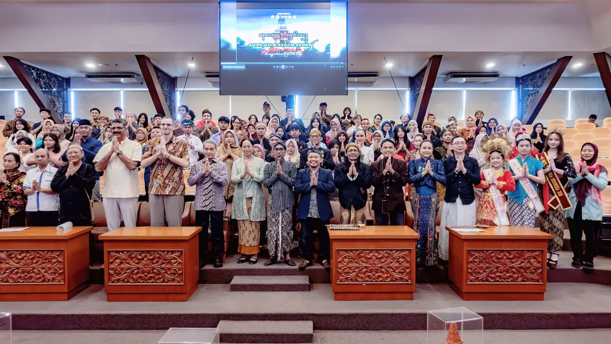 Suasana perayaan Bulan Bahasa di Universitas Wijaya Kusuma Surabaya